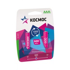 Аккумулятор Космос R03  600 NI-MH mAh (2 блистер) (24/288)