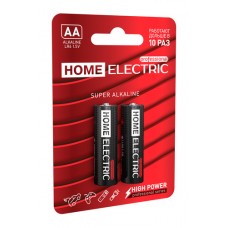 Элемент питания алкалиновый HOME ELECTRIC professional ,HEL_ LR62BL 1,5V, 2BL