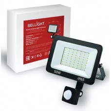 Прожектор светодиодный с датчиком BELLIGHT BL-LFL-2-50Sensor/СДО-2-50 Sensor 6500К IP65