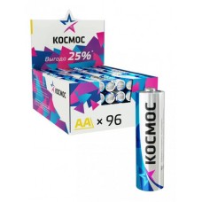 Элемент питания алкалиновый КОСМОС LR6 96 шт. дисплей бокс (4 шт. шринк)
