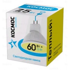 Cветодиодная лампа КОСМОС BASIC JCDR 7,5W 220V GU5.3  3000K
