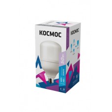 Cветодиодная лампа КОСМОС HWLED  50W 220V E27 6500K переходник в комплекте на Е40