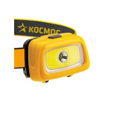 Светодиодный налобный фонарь КОСМОС KOC-H3WDS-COB 3Вт + 3Вт СОВ напр. свет. 3 реж раб.