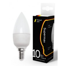 Лампа светодиодная Supermax Свеча 10W 230V E14 3000К