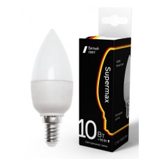 Лампа светодиодная Supermax Свеча 10W 230V E14 4000К