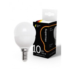 Лампа светодиодная Supermax Шарик 10W 230V E14 3000К