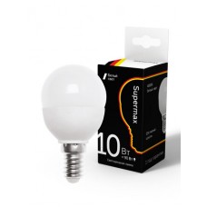 Лампа светодиодная Supermax Шарик 10W 230V E14 4000К