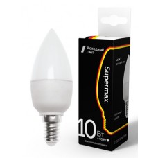 Лампа светодиодная Supermax Свеча 10W 230V E14 6400К