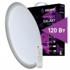 Светильник светодиодный с пультом ДУ КОСМОС  PREMIUM GALAXY 120Вт 230В 3000-6500К 9600Лм 560*85мм