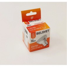 Лампа светодиодная BELSVET LED-M MR16 8 W 3000K GU10, КРАСОЧНАЯ